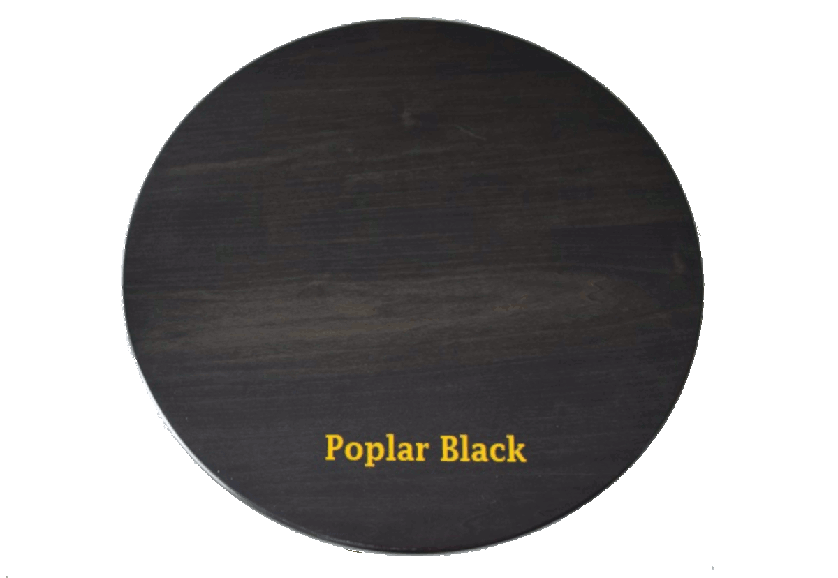Black Stain on Poplar Wood