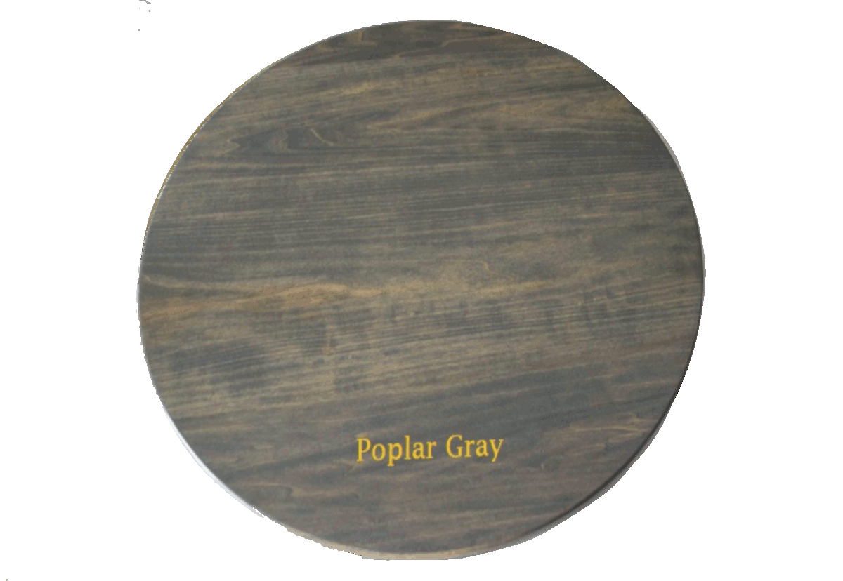 Gray Stain on Poplar Wood